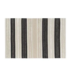 Tapis décoratif au style ethnique (120x170 cm - Beige)
