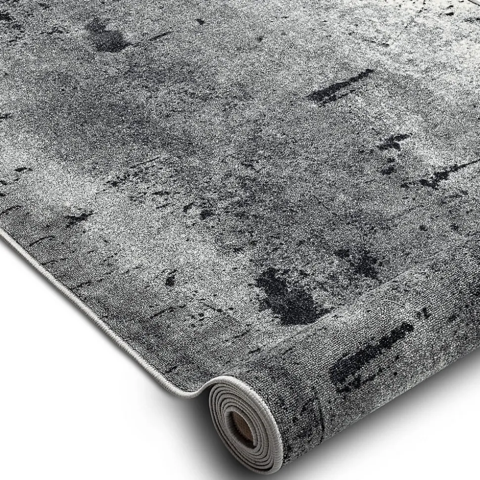 Tapis De Couloir Antidérapant Marl Béton La Gomme Gris 100 cm 100x670 cm 202075 1 szt.