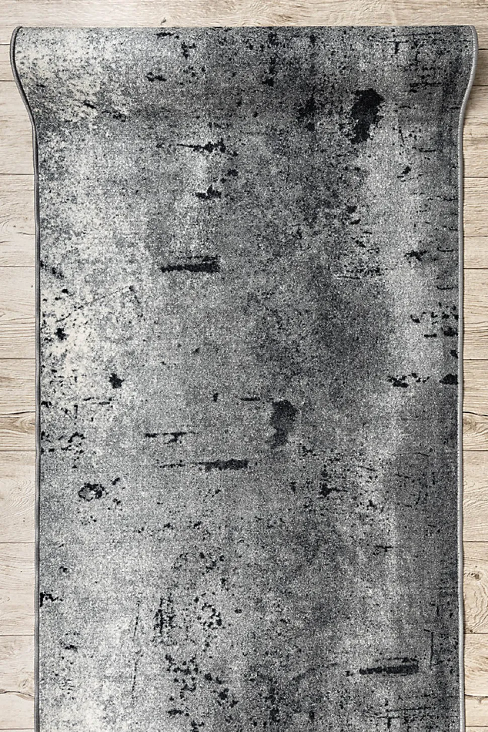 Tapis De Couloir Antidérapant Marl Béton La Gomme Gris 100 cm 100x670 cm 202075 1 szt.