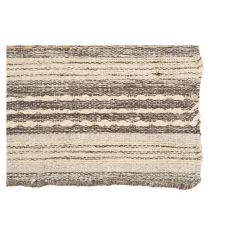Tapis de Couloir Morena - Tapis Tissé à la Main en Naturel et Gris, 80x180 cm pour Décoration Élégante
