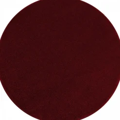 Tapis de couloir tissé motif uni SOULA, rouge