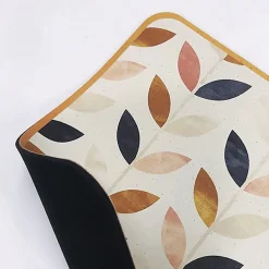 Tapis de cuisine absorbant en vinyle antidérapant Copper Leaves 50x120