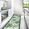 Tapis de Cuisine antidérapant en Vinyle Vert des Tropiques 50x180 cm