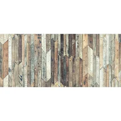 Tapis de Cuisine antidérapant en Vinyle Bois Vintage 50x180 cm