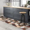 Tapis de Cuisine antidérapant en Vinyle Fantaisie de Bois 50x180 cm