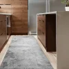 Tapis de Cuisine antidérapant en Vinyle Ciment 50x240 cm
