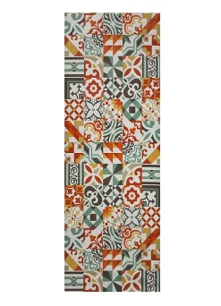Tapis de cuisine ATTICGO multicolore rectangulaire dessins de Bohème 52x100 cm SPRINTY