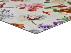 Tapis de cuisine ATTICGO multicolore rectangulaire dessins avec des fleurs 48x200 cm SALLY