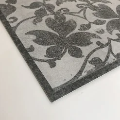 Tapis de Cuisine en Vinyle Antidérapant Ciment Damassé 50x120