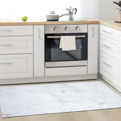 Tapis de cuisine imprimé marbre 45x120 - vinyle antidérapant
