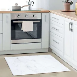 Tapis de cuisine imprimé marbre 45x75 - vinyle antidérapant