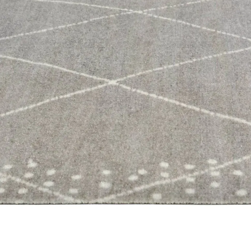 Tapis de cuisine lavable impression losange 60x180 cm velours vidaXL