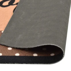 Tapis de cuisine lavable Marron café 60x180 cm