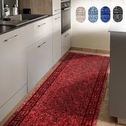 Tapis de cuisine sur mesure, Primaverum, Rouge 66 x 150 cm