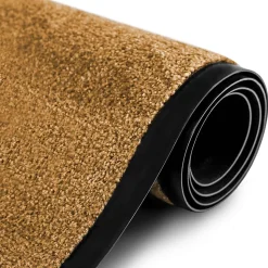 Tapis de Porte Paillasson d'entrée Rhine Beige 90 x 120 cm