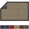 Tapis de Porte Paillasson d'entrée SKY moutarde-noir 90 x 300 cm