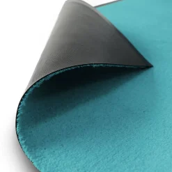 Tapis de Porte Paillasson d'entrée Monochrom Turquoise 120 x 150 cm - Floordirekt