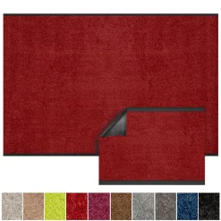 Tapis de Porte Paillasson d'entrée Performa, Rouge, 120 x 180 cm - Floordirekt