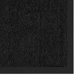 Tapis de Porte Paillasson d'entrée Rhine Noir 90 x 300 cm