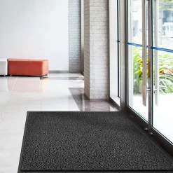 Tapis de Porte Paillasson d'entrée SKY Performa, Anthracite, 90 x 150 cm