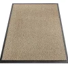 Tapis de Porte Paillasson d'entrée SKY moutarde-noir 90 x 120 cm - Floordirekt