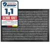 Tapis de Porte Paillasson d'entrée Dura Gris 66 x 120 cm