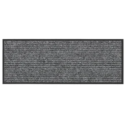 Tapis de Porte Paillasson d'entrée Dura Gris 66 x 120 cm