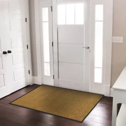 Tapis de Porte Paillasson d'entrée Rhine Beige 60 x 90 cm