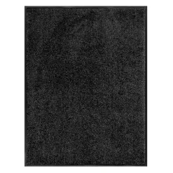 Tapis de Porte Paillasson d'entrée Use&Wash Noir 120 x 180 cm - Floordirekt