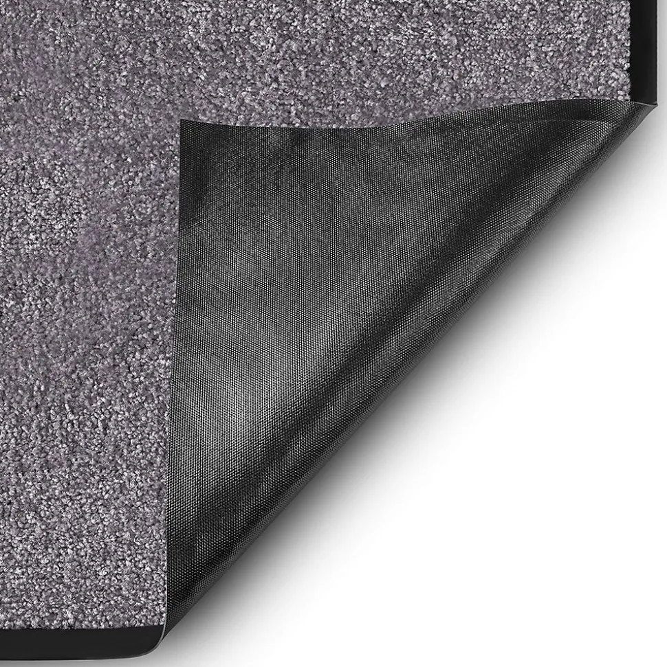 Tapis de Porte Paillasson d'entrée Rhine Gris 90 x 150 cm