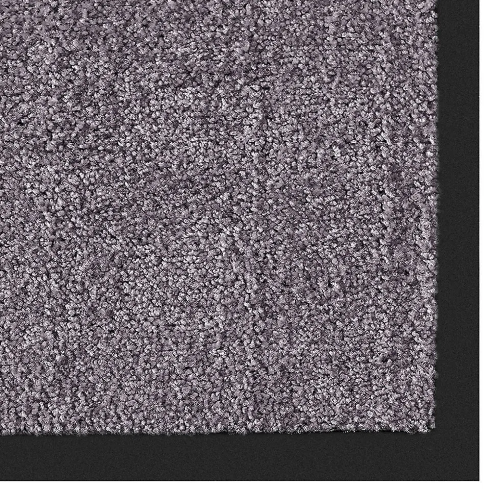 Tapis de Porte Paillasson d'entrée Rhine Gris 90 x 150 cm