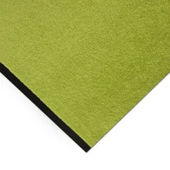 Tapis de Porte Paillasson d'entrée Monochrom Vert citron 120 x 250 cm - Floordirekt