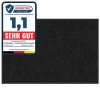 Tapis de Porte Paillasson d'entrée Rhine Noir 90 x 120 cm