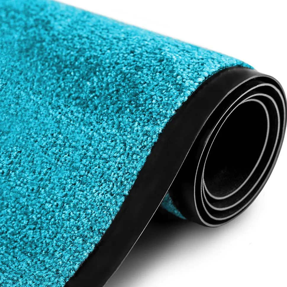 Tapis de Porte Paillasson d'entrée Rhine Turquoise 40 x 60 cm