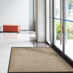 Tapis de Porte Paillasson d'entrée SKY Performa, Ocre-noir, 135 x 200 cm
