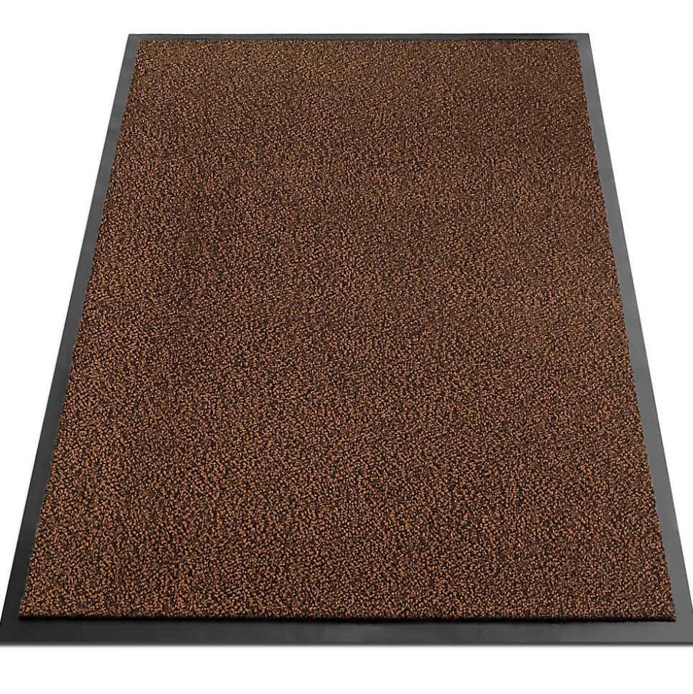 Tapis de Porte Paillasson d'entrée SKY terre-Noir 40 x 60 cm
