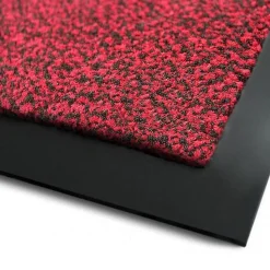Tapis de Porte Paillasson d'entrée SKY Rouge 80 x 120 cm