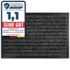 Tapis de Porte Paillasson d'entrée Dura Anthracite 100 x 150 cm