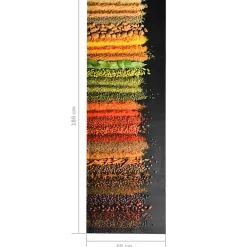 Tapis de sol de cuisine lavable Épice 60x180 cm