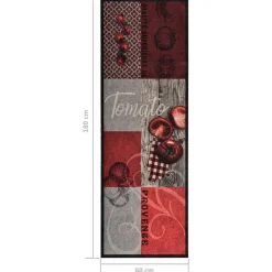 Tapis de sol de cuisine lavable Tomate 60x180 cm