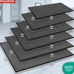 Tapis de sol SKY Novo, Anthracite 135 x 200 cm