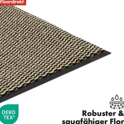 Tapis de sol SKY Novo, Ocre-Noir 40 x 60 cm
