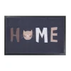 Tapis d'entrée absorbant polyamide anthracite strié L.60 x l.40 cm