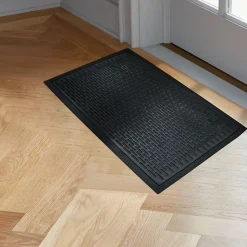 Tapis d'entrée caoutchouc Maurice GoodHome L.60 x l.90 cm