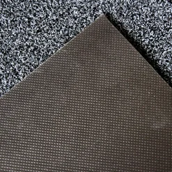 Tapis d'entrée Cres GoodHome gris L.60 x l.90 cm