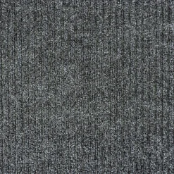 Tapis d'entrée côtelé antisalissures & antidérapant - 1er prix - Gris - Rouleau de 1m x 2m
