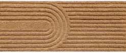 Tapis d'entrée en fibres de coco arche L.75 x l.30 cm
