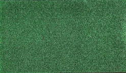Tapis d'entrée grattoir gazon sur semelle PVC L.130cm