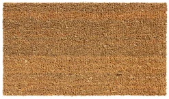 Tapis d'entrée imprimé coco classique écru blanc L.60 x l.40 x ep.1,5 cm