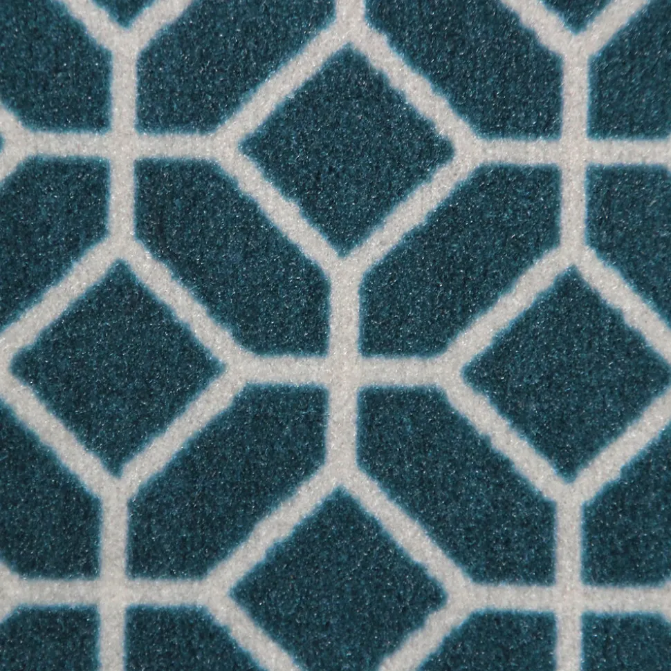 Tapis d'entrée polypropylène Boykins GoodHome motif vert L.60 x l.90 cm